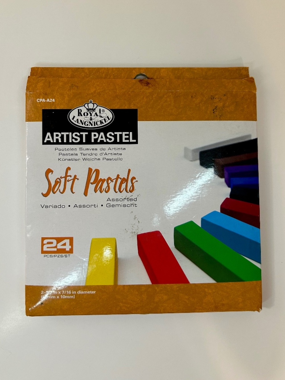 Royal Brush Soft Pastels, 24-Pack, Multicolor